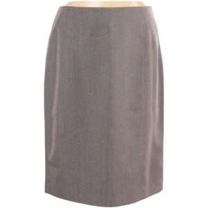 JONES STUDIO Gray Lightweight A-Line Midi Skirt - Office Professional - Size 6